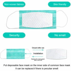 ASUPERMALL Coussin De Masque Jetable, 10Pcs -Protection des voies respiratoires Soldes 18282738 5