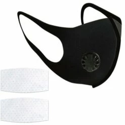 ASUPERMALL Masque A Valve Unique, Avec Tampon Filtrant