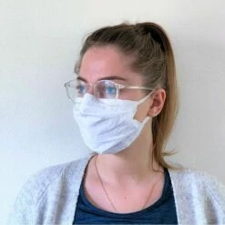 Masque De Protection Barrière Réutilisable 3 Couches LMA Blanc Unique - Blanc