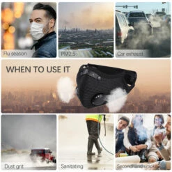 TOMSHOO Masques De Cyclisme, Orange -Protection des voies respiratoires Soldes 19892828 2