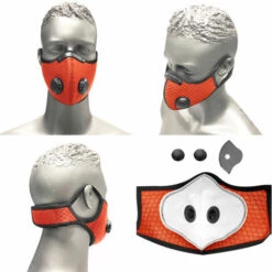 TOMSHOO Masques De Cyclisme, Orange -Protection des voies respiratoires Soldes 19892828 4