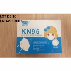 MASQUE FFP2 KN95 ENFANT - Lot De 10 - MEDICA GUARD
