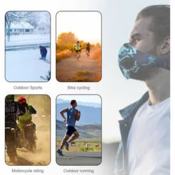 ASUPERMALL Pm2.5 Velo Anti-Poussiere Sports De Plein Air Couverture Respirante Pour Le Visage -Protection des voies respiratoires Soldes 19907562 2