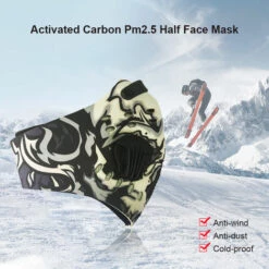 ASUPERMALL Pm2.5 Velo Anti-Poussiere Sports De Plein Air Couverture Respirante Pour Le Visage -Protection des voies respiratoires Soldes 19907562 3