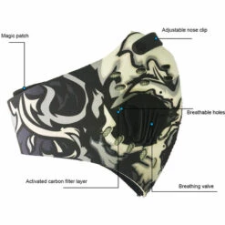 ASUPERMALL Pm2.5 Velo Anti-Poussiere Sports De Plein Air Couverture Respirante Pour Le Visage -Protection des voies respiratoires Soldes 19907562 4