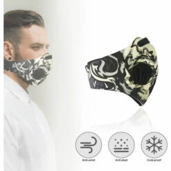 ASUPERMALL Pm2.5 Velo Anti-Poussiere Sports De Plein Air Couverture Respirante Pour Le Visage -Protection des voies respiratoires Soldes 19907562 5