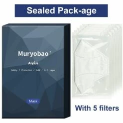 DEVENIRRICHE Masque Anti-poussière En Coton Noir Respirant - Noir -Protection des voies respiratoires Soldes 20404892 4