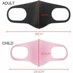 LANGRAY Lot De 3 Masques De Bouche Unisexe Anti-poussière Et Anti-pollution Pour Le Visage En Coton Réutilisables Pour Cyclisme, Camping, Voyage, Noir, 3 Pièces -Protection des voies respiratoires Soldes 23989565 4