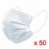 MEDICAL BLANC 50 Masques Chirurgicaux à Usage Unique 3 Plis 2 MEDICAL BLANC 50 Masques Chirurgicaux à Usage Unique 3 Plis -Protection des voies respiratoires Soldes 24094083 1