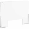 UNIPRODO Écran Protection Plexiglas Verre Acrylique Anti Postillon 95x65 Cm Ouv. 50x16 Cm