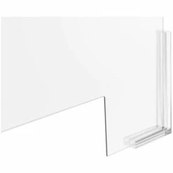 UNIPRODO Écran Protection Plexiglas Verre Acrylique Anti Postillon 95x65 Cm Ouv. 50x16 Cm -Protection des voies respiratoires Soldes 24395123 4