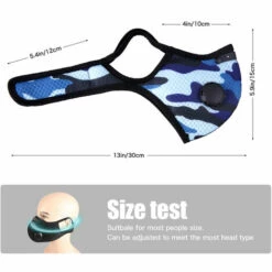 TOMSHOO Masques De Cyclisme -Protection des voies respiratoires Soldes 24460815 5