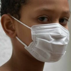 MULTIROIR Masque Enfant 49x - Chirurgical Type II Norme CE - Blanc -Protection des voies respiratoires Soldes 25145344 2