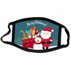ASUPERMALL 1 Paquet Anti-Poussiere Masque Bouche Joyeux Noel Mode De Protection Masques Visage Poussiere Bouche Revetements, Lavable Reutilisables Pour Le Cyclisme Camping Voyage, Style 10