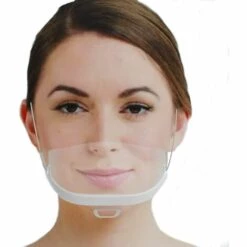 BEARSU 10pcs Visière De Protection Réutilisable En Blanc - Couvre Bouche Et Nez Facial - Protection Visage Anti-Salive Anti-Eclaboussure Facial Protection Pour Homme Femme