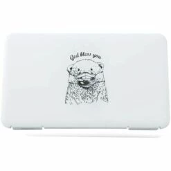 BEARSU Boîte De Rangement De Masques Jetables Portables, Boîte De Nettoyage Étanche à La Poussière Et à L'humidité, Boîte De Rangement En Coton Filtré, 3pcs (Rouge+Jaune+Blanc) -Protection des voies respiratoires Soldes 26360441 3