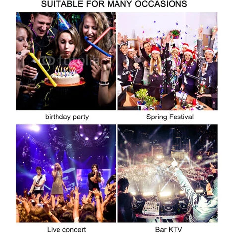 HAPPYSHOPPING 7 Couleurs Lumiere LED USB Rechargeable Pour Halloween, Fete De Noel, Festival De Danse, Decoration De Fete Costumee, Masque Lumineux 5 HAPPYSHOPPING 7 Couleurs Lumiere LED USB Rechargeable Pour Halloween, Fete De Noel, Festival De Danse, Decoration De Fete Costumee, Masque Lumineux – Image 3