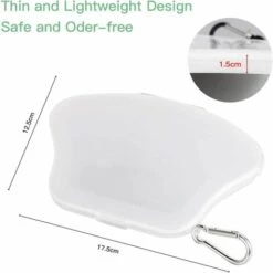 LANGRAY Masque Bo?te 1 Pcs Portable Masque Bo?te De Rangement Masque Sac De Rangement Masque Bo?te Pour Garde Bouche (Vert Lumineux) -Protection des voies respiratoires Soldes 26459910 2