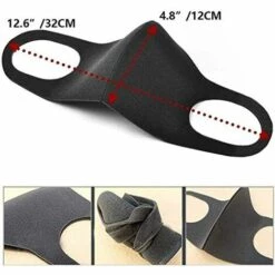 LITZEE Masque Filtrant Réutilisable En Polyuréthane (9pcs) -Protection des voies respiratoires Soldes 26464192 4