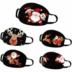 LITZEE Protège-dents Pression Coupe-vent Lavable Réutilisable Écran Facial Coton Respirant 5 Pièces De Papier Filtre