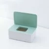 LITZEE Boîte De Lingettes Humides Boîte De Rangement De Lingettes Humides (verte Et Blanche) -Protection des voies respiratoires Soldes 26468052 1