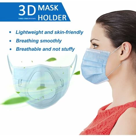 LITZEE Support De Masque 3D, Protège Le Rouge à Lèvres, Le Rouge à Lèvres, Le Rouge à Lèvres, Le Support Interne, Le Cadre Pour Les Accessoires De Masque 4 LITZEE Support De Masque 3D, Protège Le Rouge à Lèvres, Le Rouge à Lèvres, Le Rouge à Lèvres, Le Support Interne, Le Cadre Pour Les Accessoires De Masque – Image 2