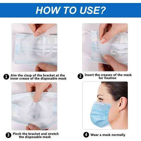 LITZEE Support De Masque 3D, Protège Le Rouge à Lèvres, Le Rouge à Lèvres, Le Rouge à Lèvres, Le Support Interne, Le Cadre Pour Les Accessoires De Masque 7 LITZEE Support De Masque 3D, Protège Le Rouge à Lèvres, Le Rouge à Lèvres, Le Rouge à Lèvres, Le Support Interne, Le Cadre Pour Les Accessoires De Masque – Image 5