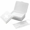HAPPYSHOPPING Boite De Rangement Croisee Avec Couvercle, Boite A Mouchoirs Humides Coulissante, Boite A Poussiere Pour Masque, Blanc, 275196 S: 13,2x11x7cm - 275196 S: 132x11x7cm -Protection des voies respiratoires Soldes 27394693 1