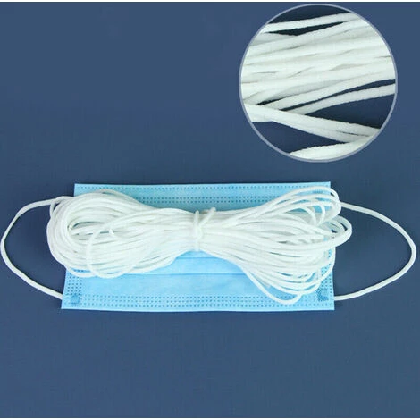 HAPPYSHOPPING 3MM DIY Masque Serre-tete Blanc 100M 7 HAPPYSHOPPING 3MM DIY Masque Serre-tete Blanc 100M – Image 5