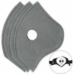TOMSHOO Masque De Cyclisme, 3 Elements Filtrants [Non Medical] Element Filtrant Protecteur A 5 Couches Filtre De Masque A Charbon Actif Filtre PM2.5