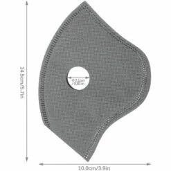 TOMSHOO Masque De Cyclisme, 3 Elements Filtrants [Non Medical] Element Filtrant Protecteur A 5 Couches Filtre De Masque A Charbon Actif Filtre PM2.5 -Protection des voies respiratoires Soldes 27394879 5