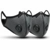 ILOVEMILAN 2 Masques Anti-poussière De Sport, Filtre à Charbon Actif, Réutilisable, Respirant, Activités De Plein Air, Travail Du Bois, Tonte Et Course, Cyclisme Gris -Protection des voies respiratoires Soldes 27435587 1