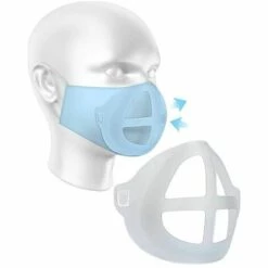 SHOPSTORY RESPI SUPPORT : Pack De 5 Supports De Masque 3D En Silicone -Protection des voies respiratoires Soldes 27597000 5