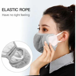 HAPPYSHOPPING Masque Anti-poussiere, Chaud Et Respirant Deux-en-un A834 Marron -Protection des voies respiratoires Soldes 27622154 2