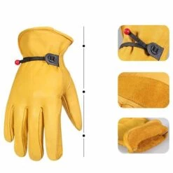 Triomphe Gants Chauds, Gants De Cyclisme, Gants De Course, Gants Coupe-vent, Respirants, Antidérapants, Gants De Moto En Placage De Ski De Course, Jaune L -Protection des voies respiratoires Soldes 27625877 5