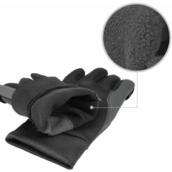 Triomphe Gants D'hiver Gants De Pêche Coupe-vent Gants De Vélo D'extérieur Gants D'escalade De Chasse Gants Pour Smartphone à écran Tactile Gants De Drone Pour Caméra, Noir M -Protection des voies respiratoires Soldes 27626017 3