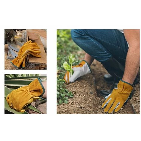 Triomphe Gants Chauds, Gants D'hiver, Gants De Jardin, Gants De Sport, Gants De Protection Du Travail, Gants D'équitation En Plein Air, Gants De Jardinage, Jaune D'or L 7 Triomphe Gants Chauds, Gants D'hiver, Gants De Jardin, Gants De Sport, Gants De Protection Du Travail, Gants D'équitation En Plein Air, Gants De Jardinage, Jaune D'or L – Image 5
