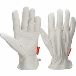 Triomphe Gants Chauds, Gants D'hiver, Gants D'équitation, Gants De Travail De Course Moto Tout-terrain Résistants à L'usure, Blanc M