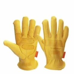 Triomphe Gants Chauds, Gants D'hiver, Gants D'équitation, Gants De Travail De Course Moto Tout-terrain Résistants à L'usure, Jaune L