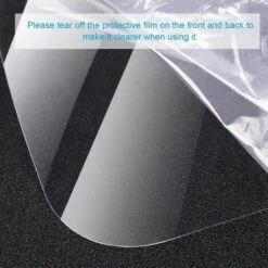 LONGZIMING 5 Verres Réutilisables Shield Visor Transparent Fog-free Protège Les Yeux Des éclaboussures | Le Film Protecteur Doit être Retiré -Protection des voies respiratoires Soldes 27768228 5