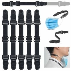 LONGZIMING Attache Masque,Crochet Masque,Extenseur Masque,Attache Masque Chirurgical Pour Toutes Tailles, Réduit La Pression Et Améliore Le Confort(5 Pièces)
