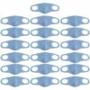 ABCRITAL 20 Pièces Coton Couverture Bouche Lavables, Couverture De Bouche Perméable À L' Air Pour Les Adultes Bouche De Crochet D'Oreille Bleu 13X18Cm Bouche De -Protection des voies respiratoires Soldes 27968732 1