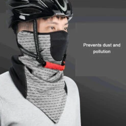 WEST BIKING Polaire Hiver Demi-Masque Equitation Colliers Vent Chaud, Gris -Protection des voies respiratoires Soldes 27969635 3