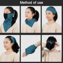 WEST BIKING Polaire Hiver Demi-Masque Equitation Colliers Vent Chaud, Gris -Protection des voies respiratoires Soldes 27969635 4