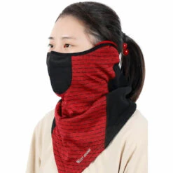 WEST BIKING Polaire Hiver Demi-Masque Equitation Colliers Vent Chaud, Gris -Protection des voies respiratoires Soldes 27969635 5