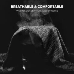 WHEEL UP Foulard D'Exterieur Avec Oreilles Suspendues En Soie Glacee, Noir, Bordure -Protection des voies respiratoires Soldes 28063083 4