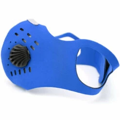 ASUPERMALL Masque De Cyclisme Avec Double Valve Respirant, Bleu -Protection des voies respiratoires Soldes 28063278 4