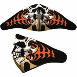 ASUPERMALL Equitation En Plein Air / Masque De Camouflage Demi-Visage Cs, Crane De Flamme