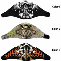 ASUPERMALL Equitation En Plein Air / Masque De Camouflage Demi-Visage Cs, Crane De Flamme -Protection des voies respiratoires Soldes 28077022 4