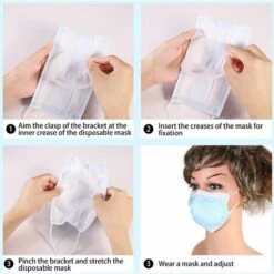 LITZEE Lot De 5 Support 3D Pour Masque Protégez La Bouche Support Respirant Matériau LDPE Doux Au Toucher Convient Aux Masques -Protection des voies respiratoires Soldes 28431664 3